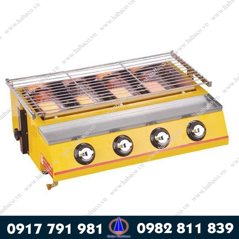 Bếp nướng hàu dùng gas