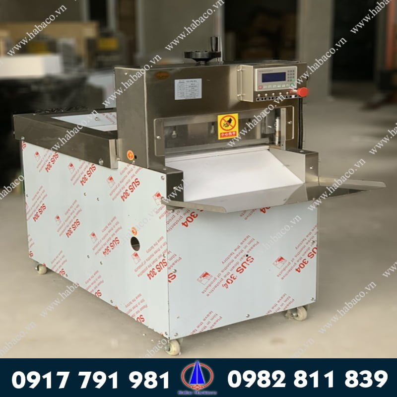 Máy thái thịt đông 4 cuộn
